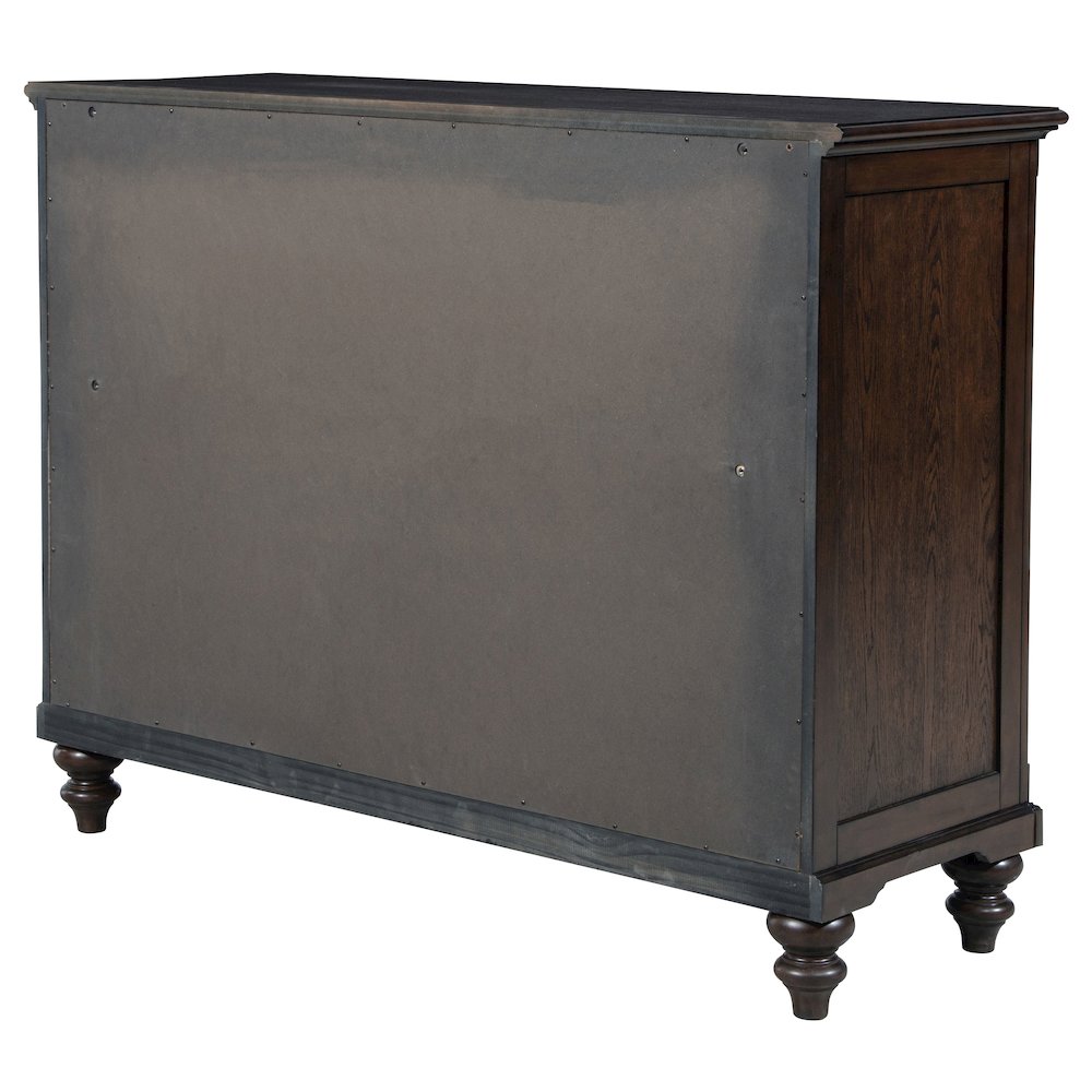 Andover 8-drawer Dresser Cabinet Dark Oak. Picture 8