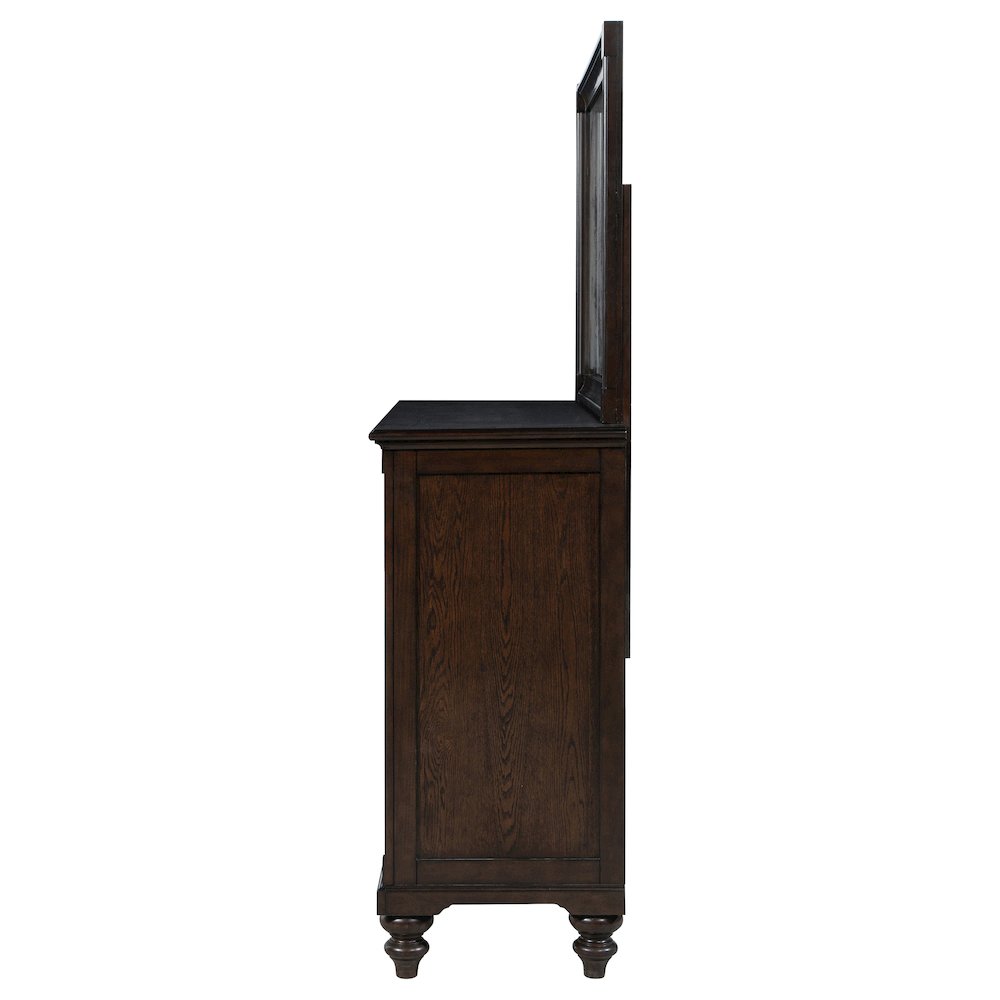Andover 8-drawer Dresser and Mirror Dark Oak. Picture 5
