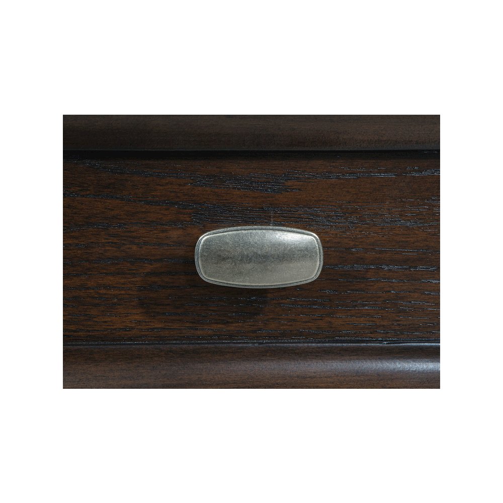 Andover 6-drawer Tempered Glass Door Chest Dark Oak. Picture 10