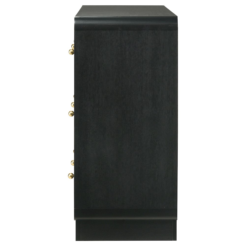 Cavelle 6-drawer Dresser Cabinet Black. Picture 5
