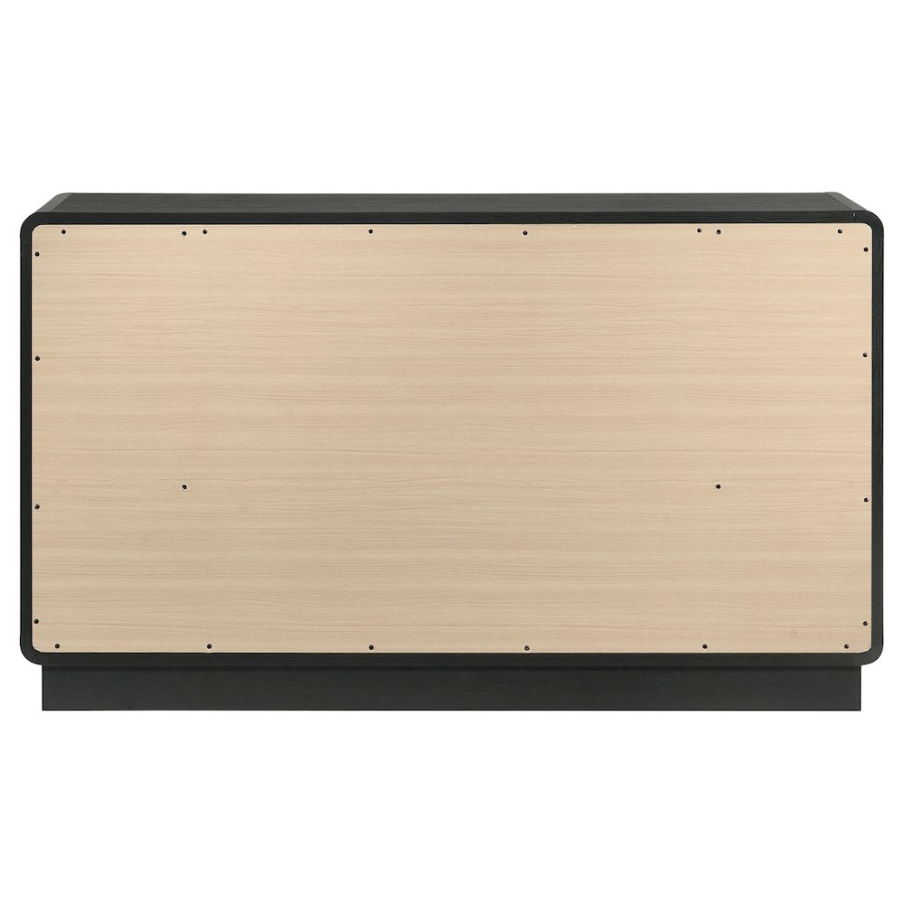 Cavelle 6-drawer Dresser Cabinet Black. Picture 7