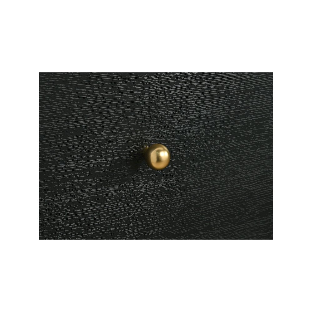 Cavelle 5-drawer Chest of Drawers Black. Picture 13