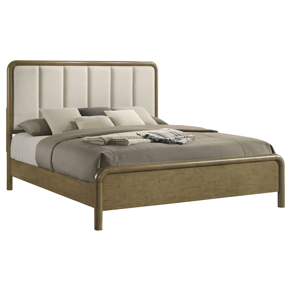 Amsbury 59-inch Upholstered Queen Bed Nutmeg. Picture 3