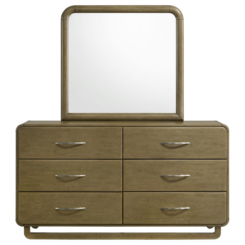 Amsbury 6-drawer Dresser and Mirror Nutmeg. Picture 3