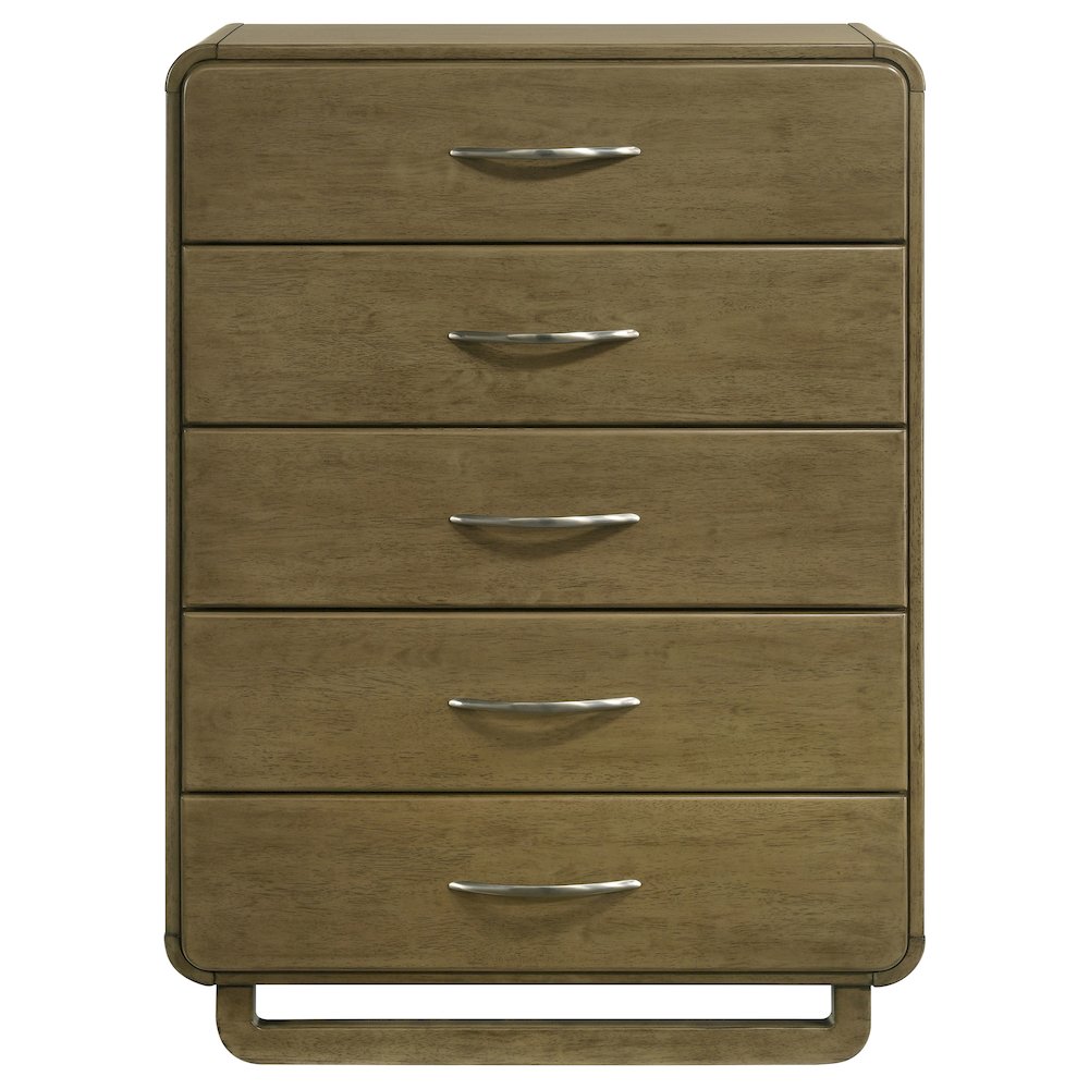 Amsbury 5-drawer Chest of Drawers Nutmeg. Picture 3