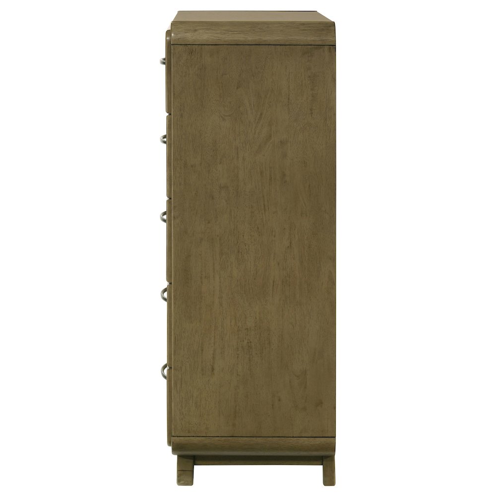 Amsbury 5-drawer Chest of Drawers Nutmeg. Picture 5