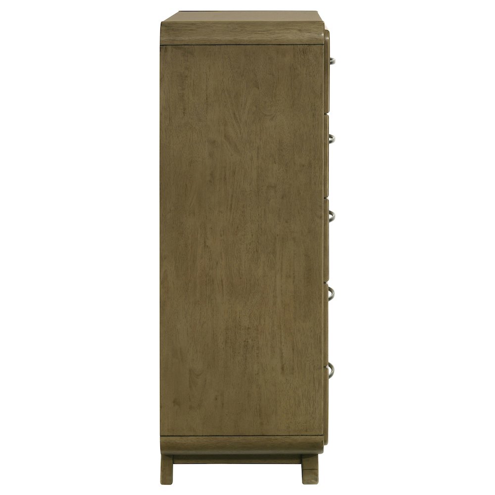 Amsbury 5-drawer Chest of Drawers Nutmeg. Picture 9
