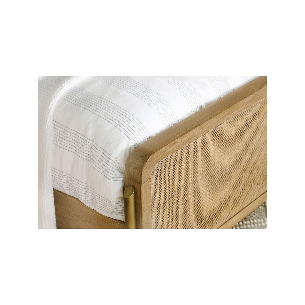 Arini Rattan Eastern King Panel Bed Sand Wash and Natural. Picture 11