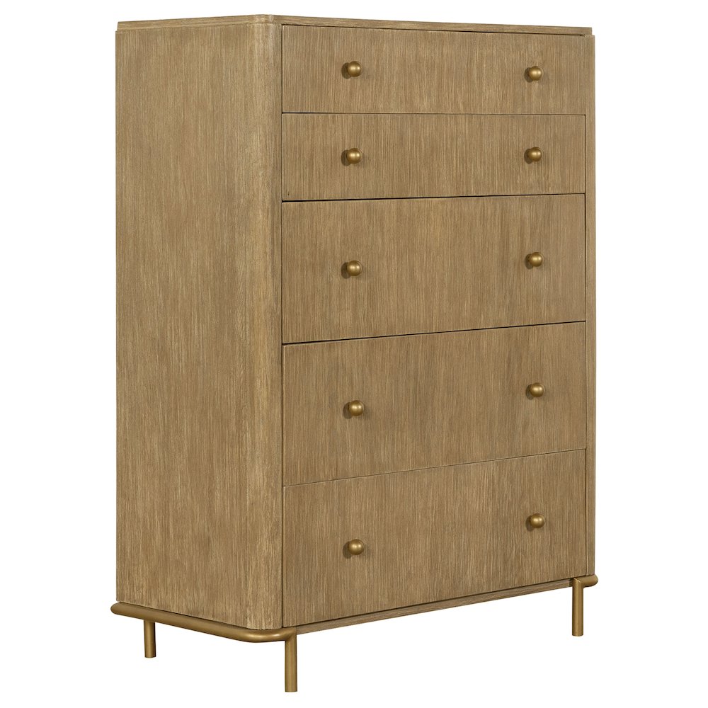 Arini 5-drawer Bedroom Chest Sand Wash. Picture 1