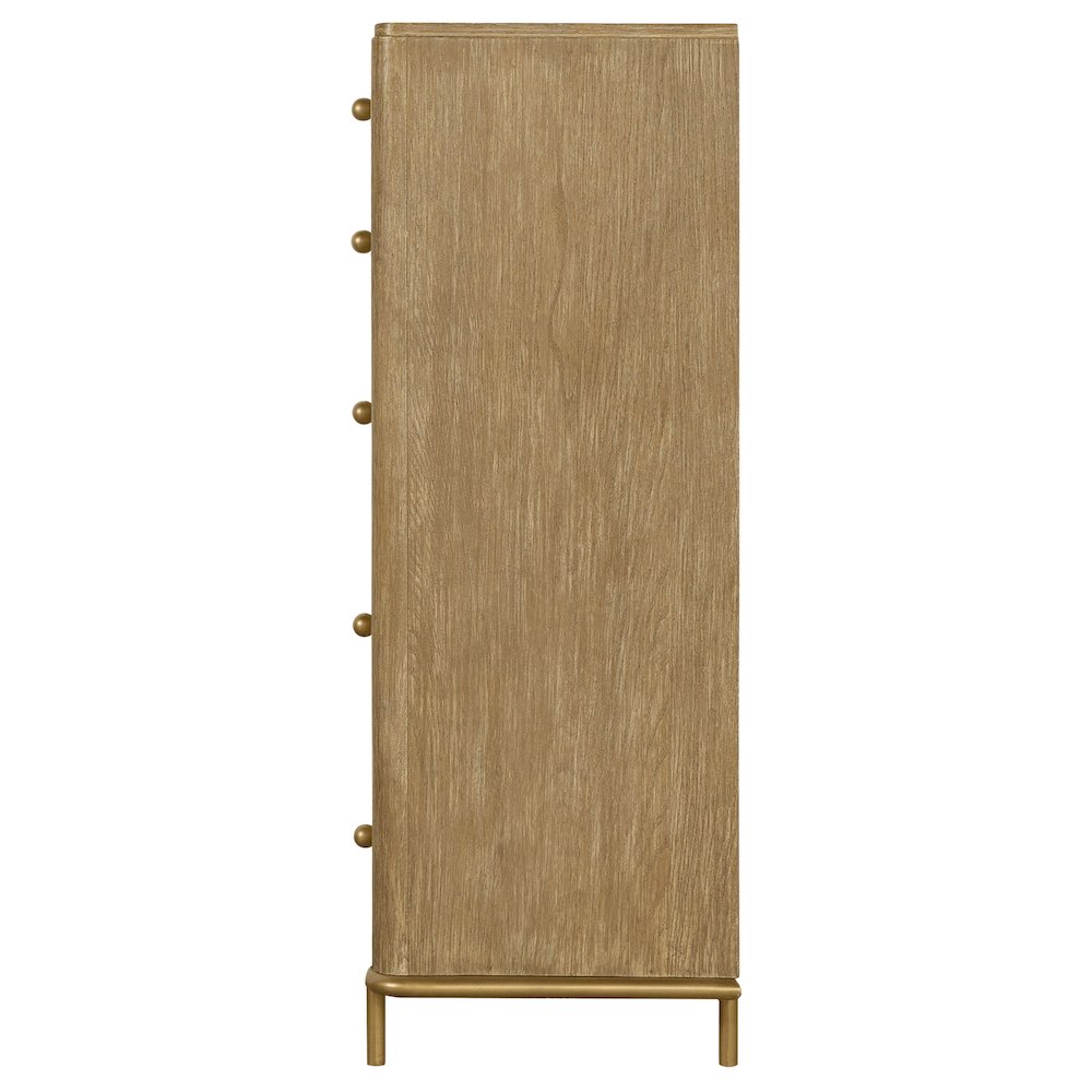 Arini 5-drawer Bedroom Chest Sand Wash. Picture 5