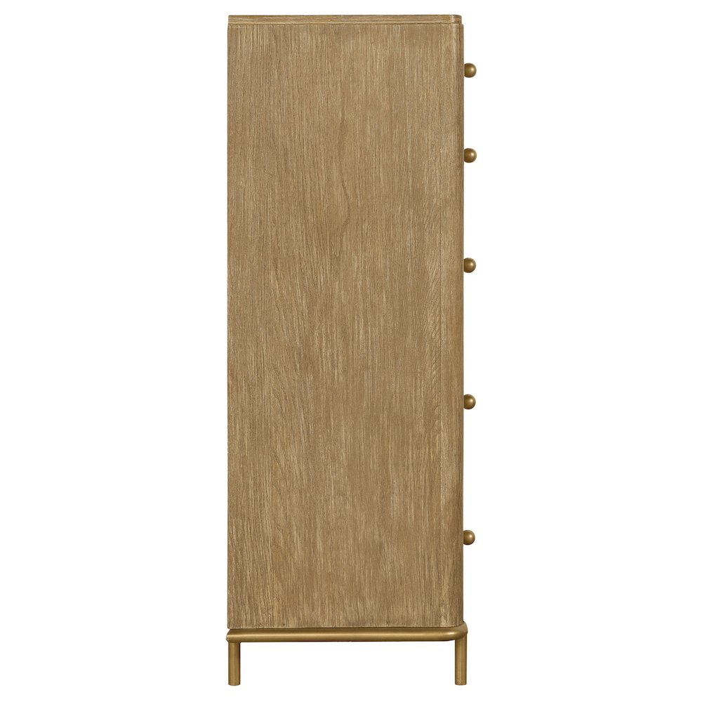 Arini 5-drawer Bedroom Chest Sand Wash. Picture 7
