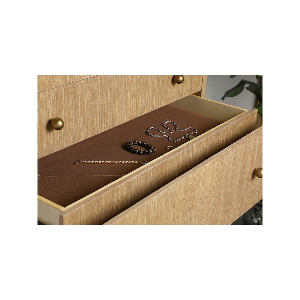 Arini 5-drawer Bedroom Chest Sand Wash. Picture 12