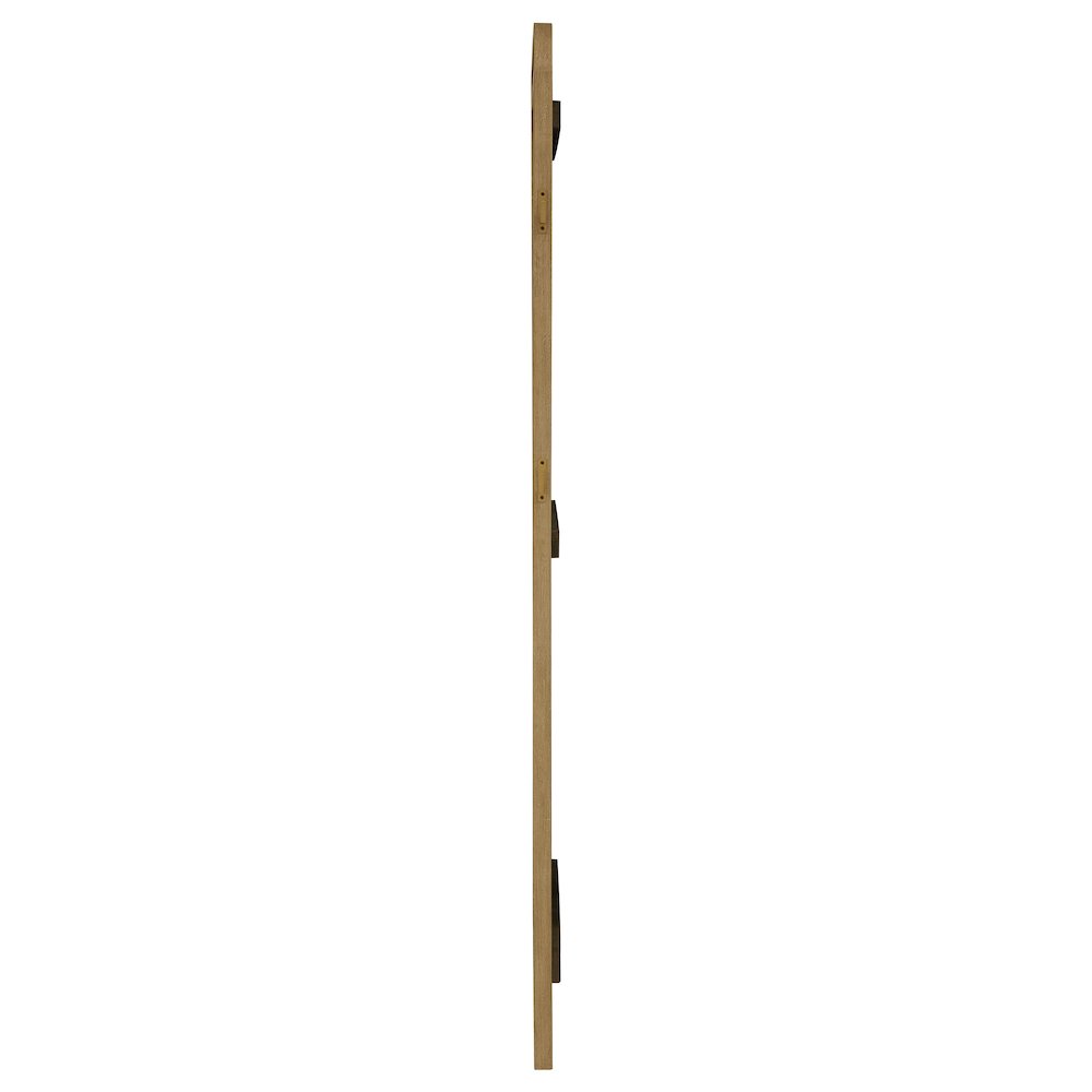 Arini Cane Weave Full Length Standing Floor Mirror Sand Wash. Picture 5