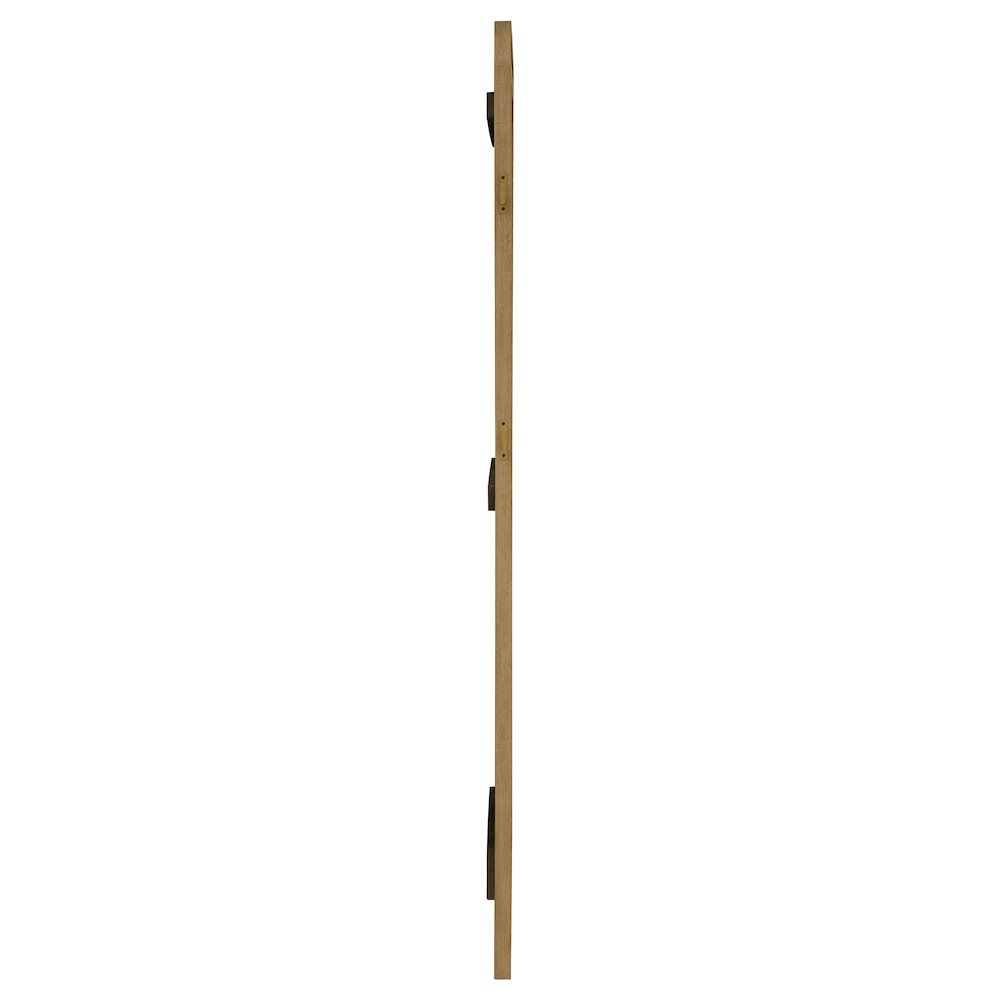 Arini Cane Weave Full Length Standing Floor Mirror Sand Wash. Picture 9