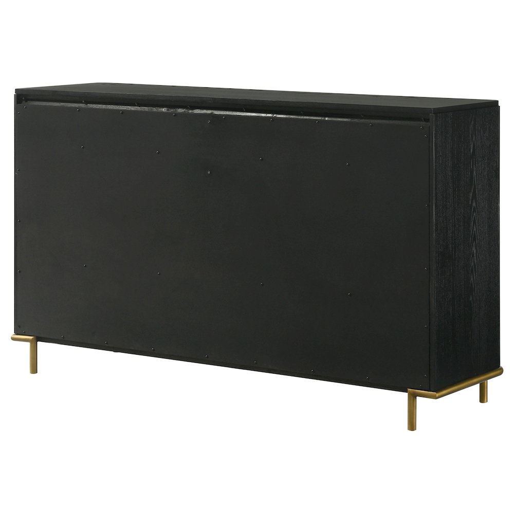 Arini 8-drawer Dresser Black. Picture 8