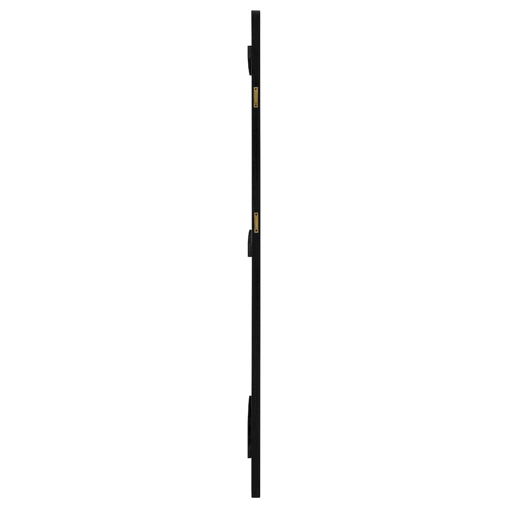 Arini Cane Weave Full Length Standing Floor Mirror Black. Picture 9