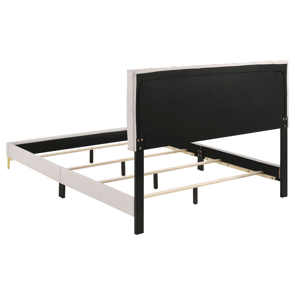 Kendall 4-piece California King Bedroom Set White. Picture 3