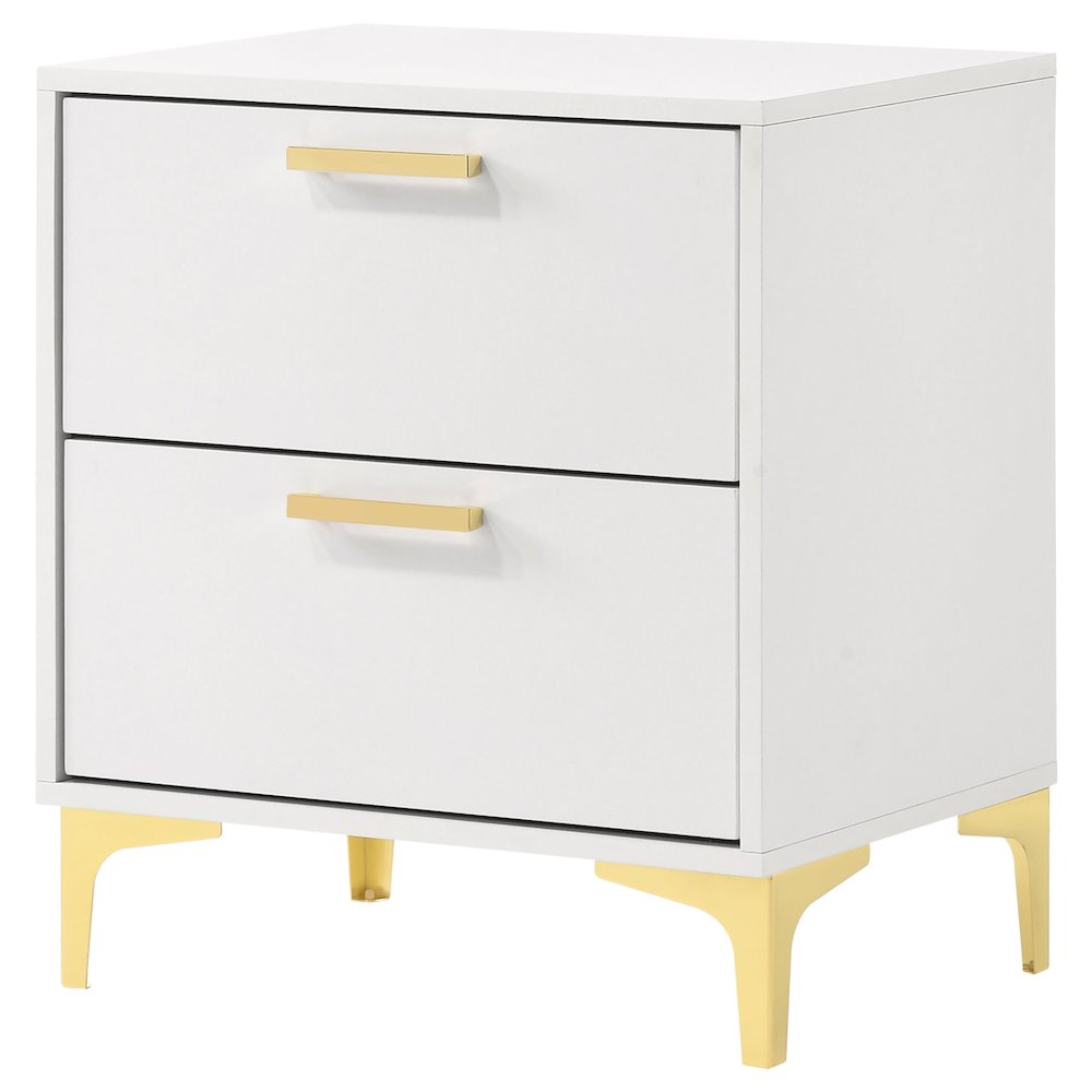 Kendall 2-drawer Nightstand White. Picture 4
