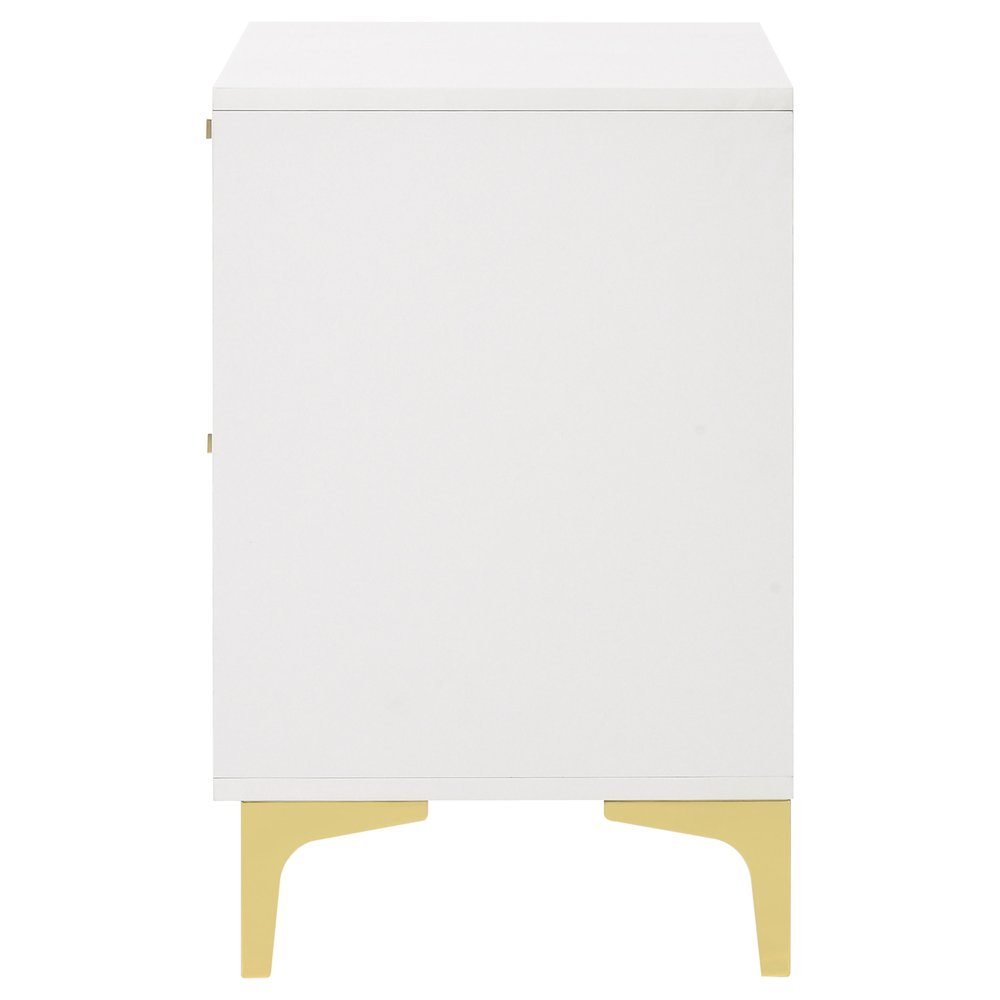 Kendall 2-drawer Nightstand White. Picture 5