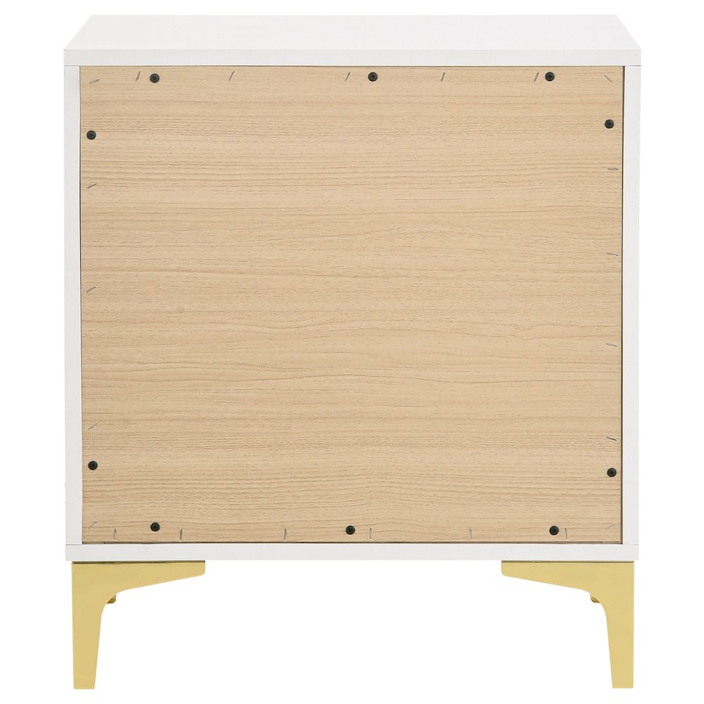 Kendall 2-drawer Nightstand White. Picture 7