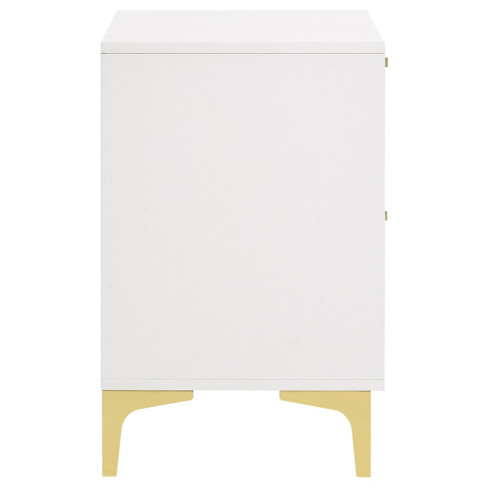 Kendall 2-drawer Nightstand White. Picture 9
