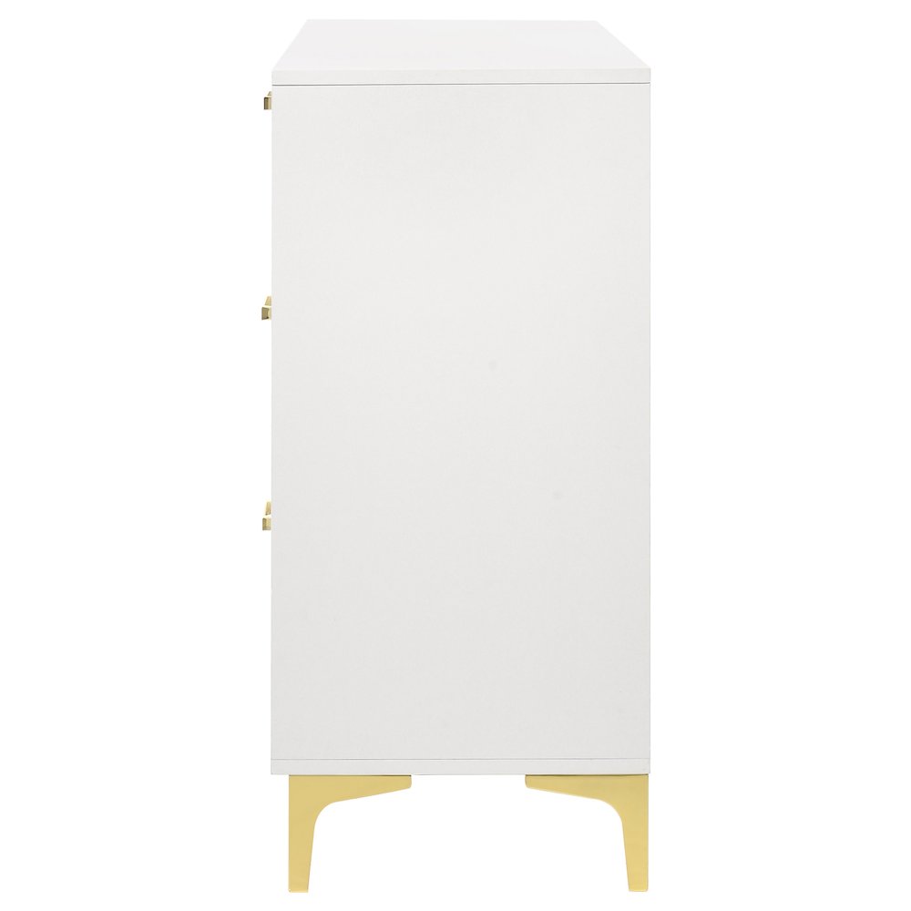 Kendall 6-drawer Dresser White. Picture 5