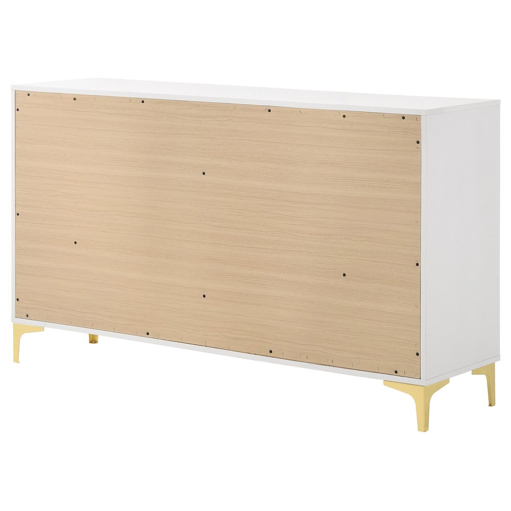 Kendall 6-drawer Dresser White. Picture 7