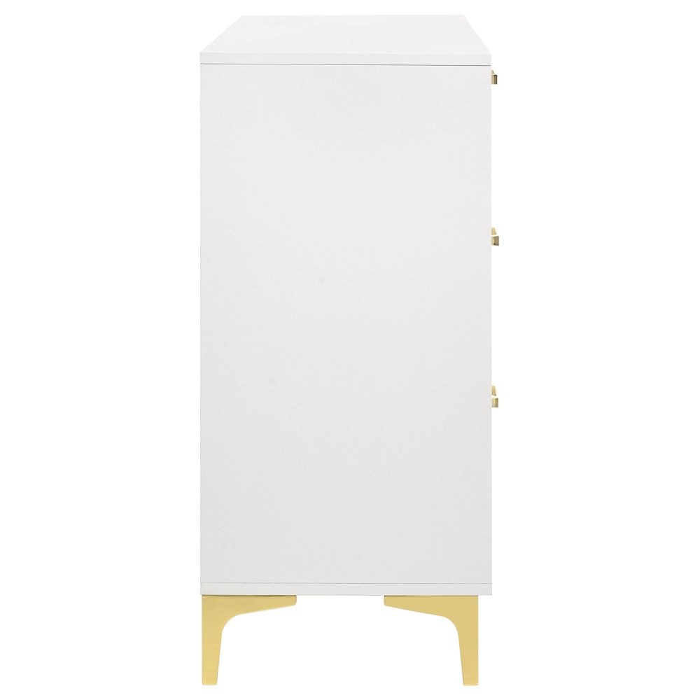 Kendall 6-drawer Dresser White. Picture 8