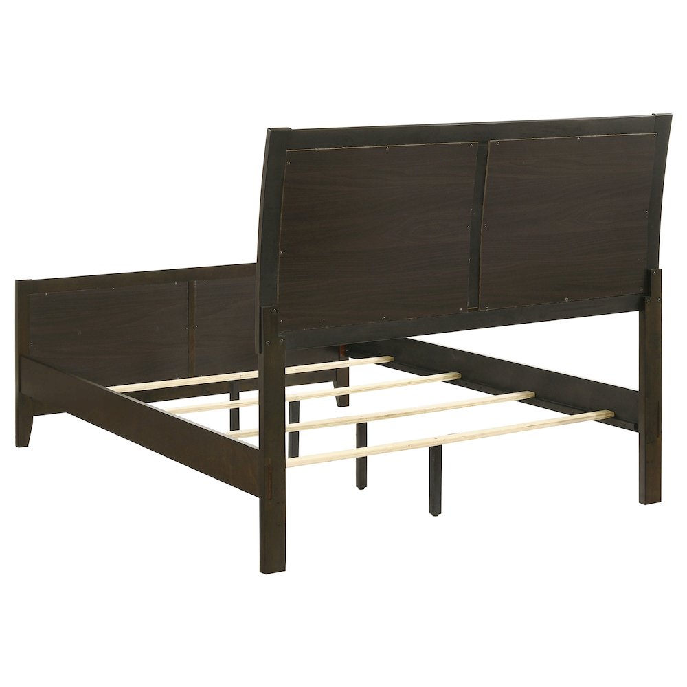 Wilkes 51-inch Upholstered Full Bed Dark Cocoa. Picture 5