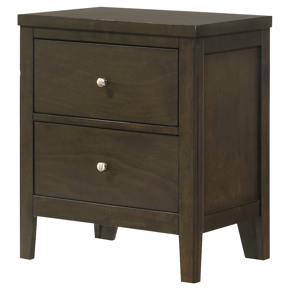 Wilkes 2-drawer Nightstand Bedside Table Dark Cocoa. Picture 4