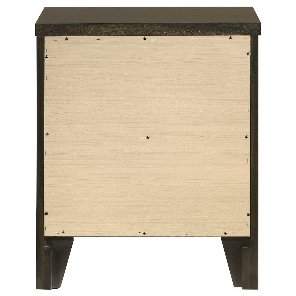 Wilkes 2-drawer Nightstand Bedside Table Dark Cocoa. Picture 7