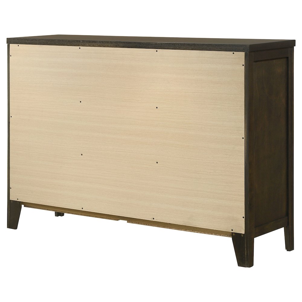 Wilkes 6-drawer Dresser Cabinet Dark Cocoa. Picture 8