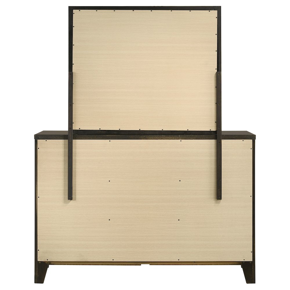 Wilkes 6-drawer Dresser and Mirror Dark Cocoa. Picture 7
