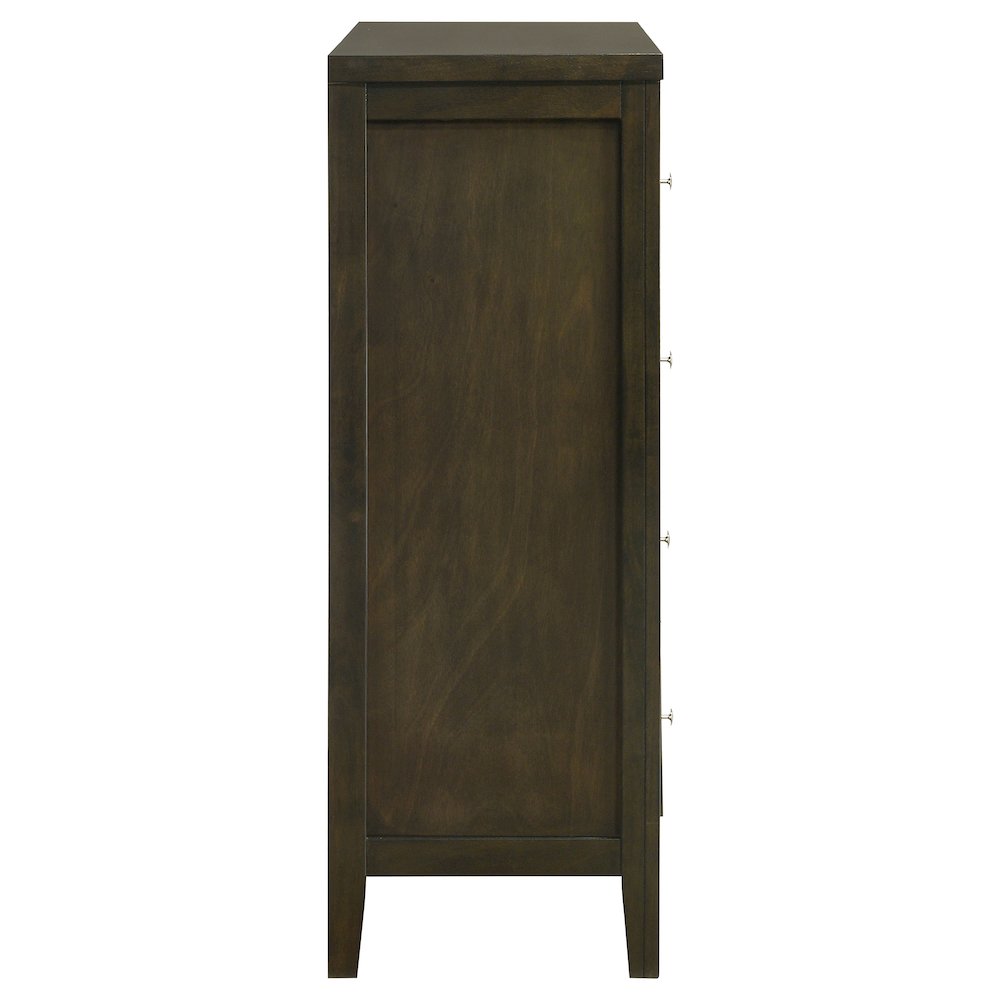 Wilkes 4-drawer Chest of Drawers Dark Cocoa. Picture 9