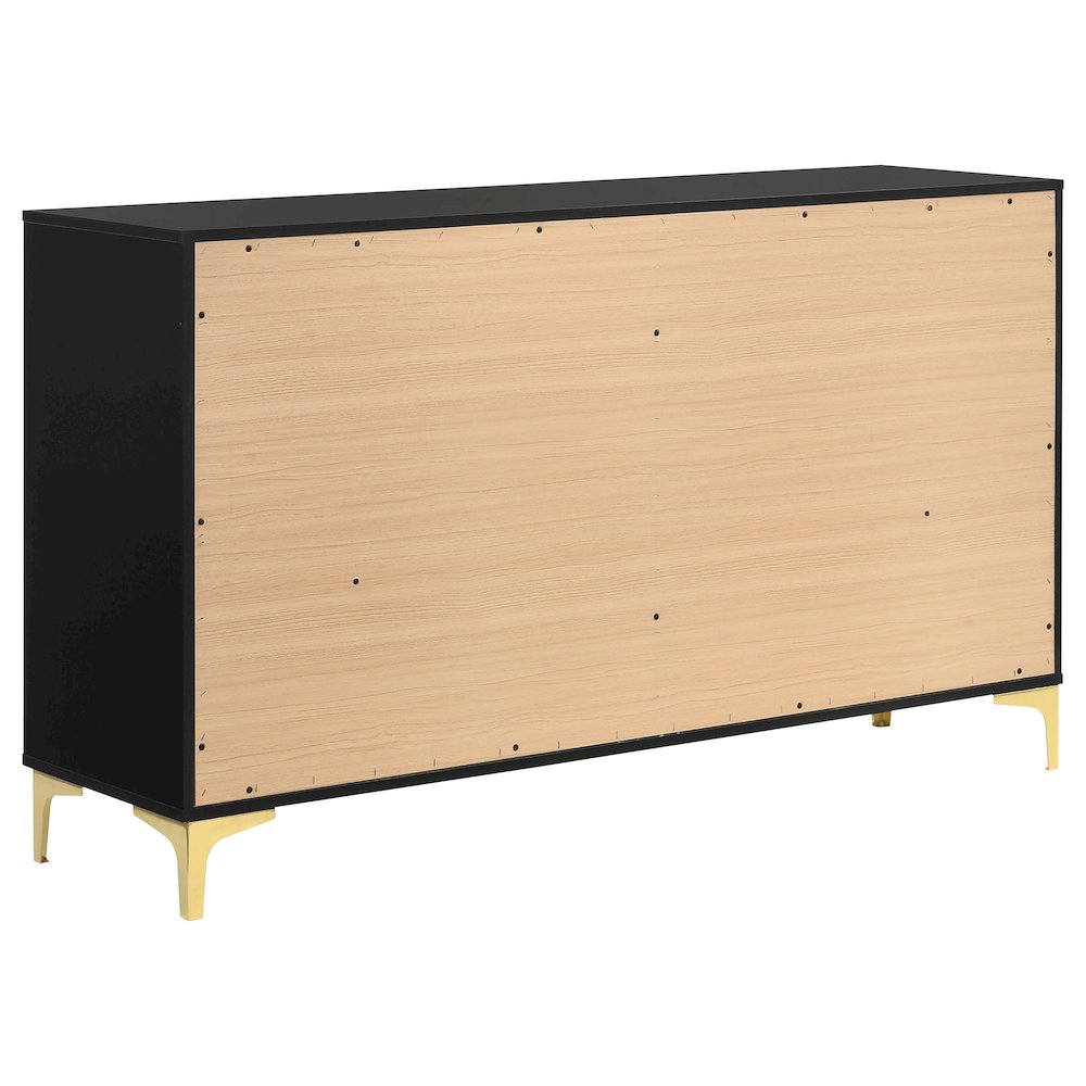 Kendall 4-piece California King Bedroom Set Black. Picture 7