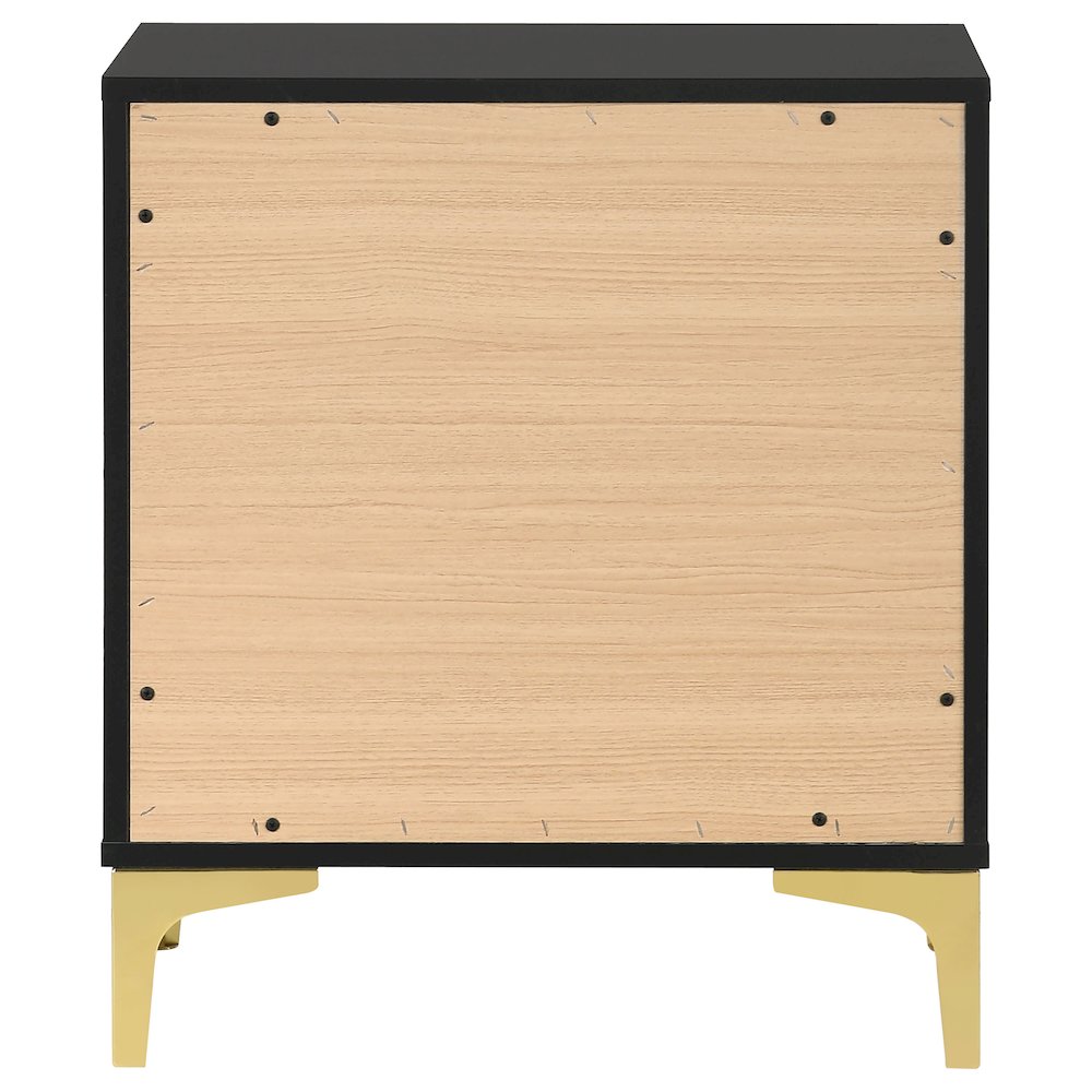 Kendall 2-drawer Nightstand Black. Picture 7