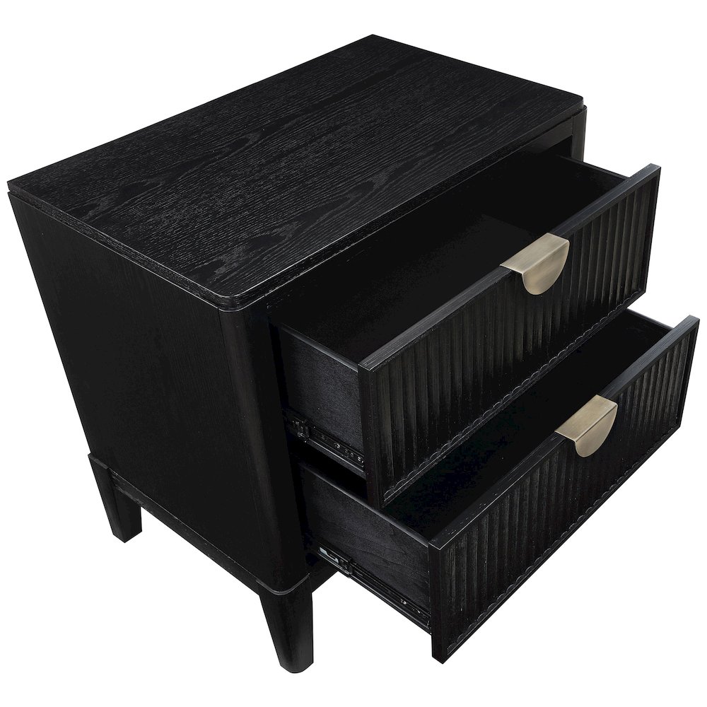 Brookmead 4-piece Upholstered Eastern King Bedroom Set Black. Picture 12