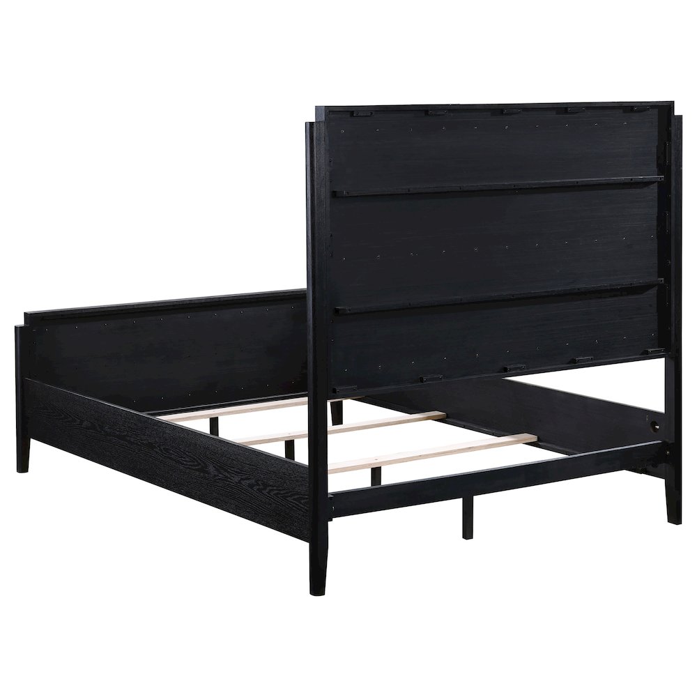 Brookmead 60-inch Upholstered California King Bed Black. Picture 4