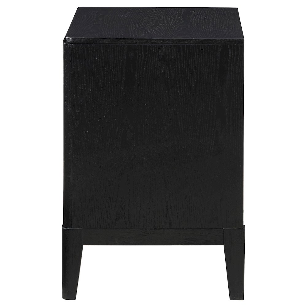 Brookmead 2-drawer Nightstand Black. Picture 5