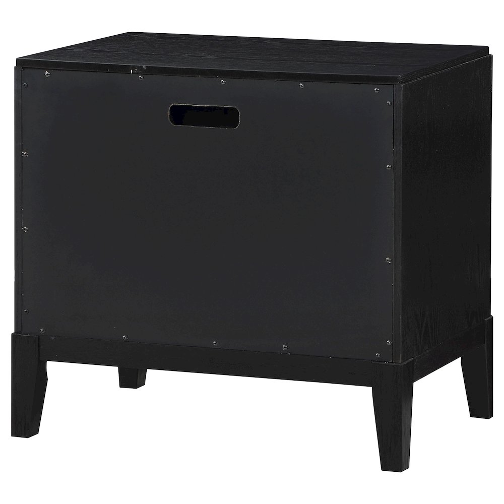 Brookmead 2-drawer Nightstand Black. Picture 8