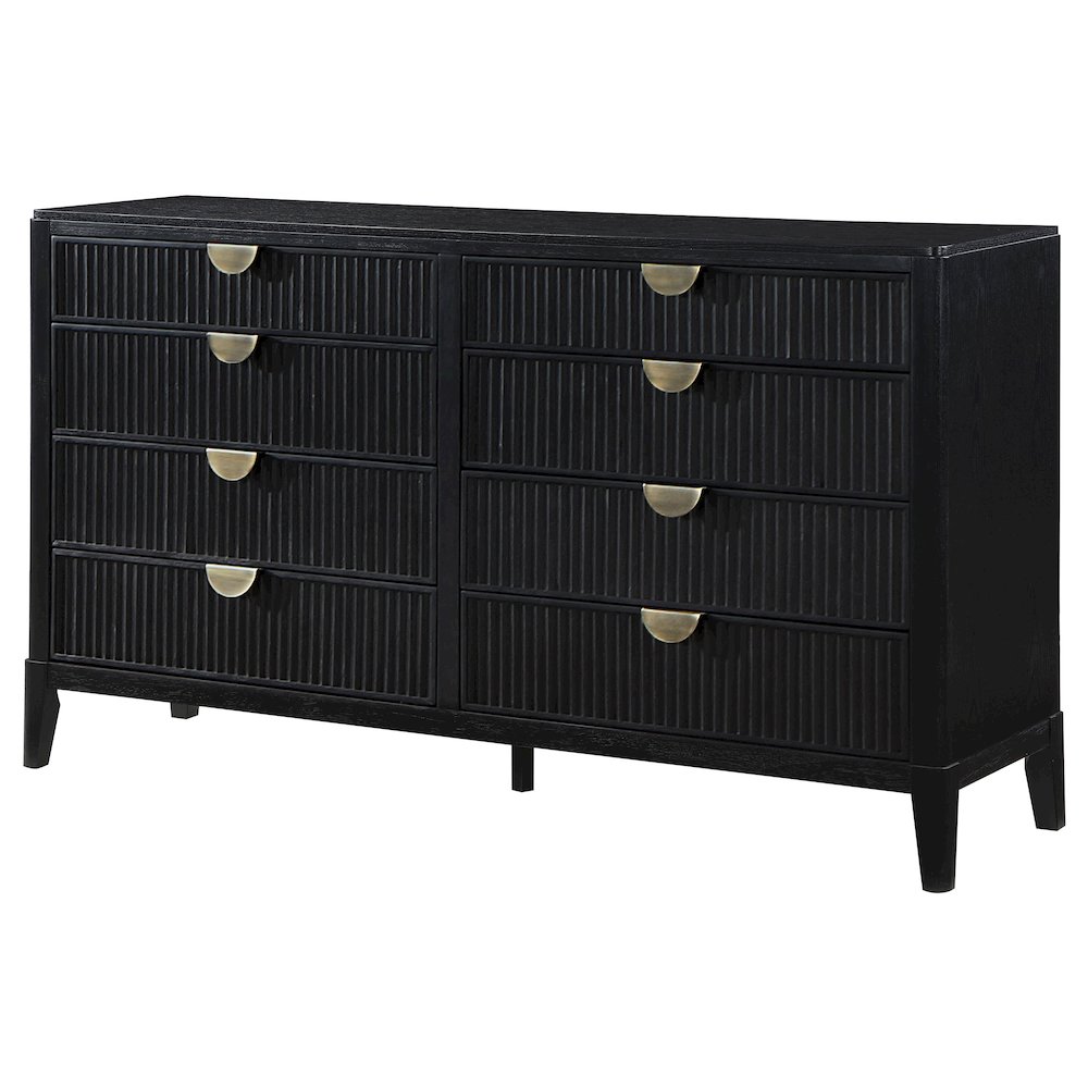 Brookmead 8-drawer Dresser Black. Picture 4