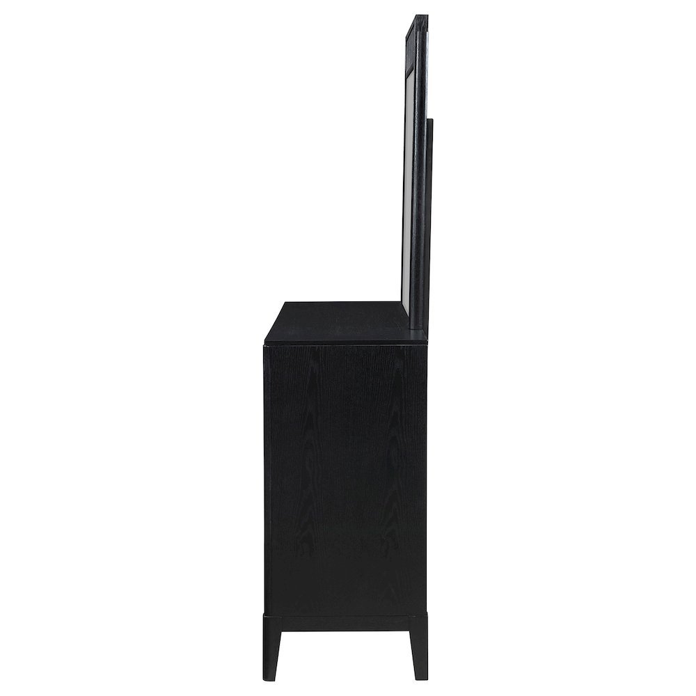 Brookmead 8-drawer Dresser with Mirror Black. Picture 5
