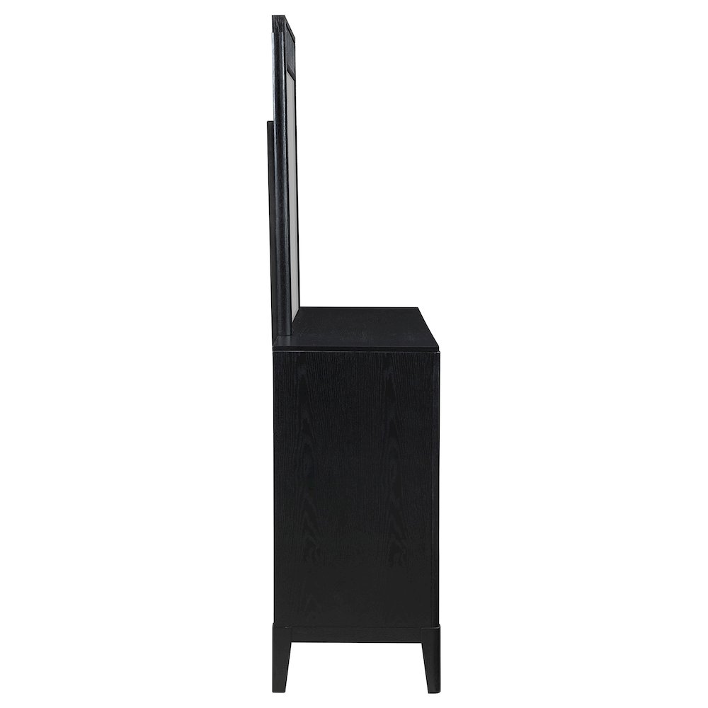 Brookmead 8-drawer Dresser with Mirror Black. Picture 9