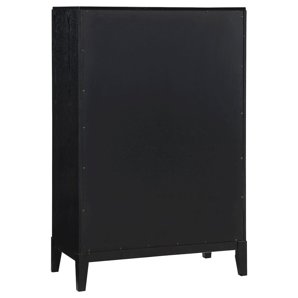 Brookmead 5-drawer Bedroom Chest Black. Picture 6