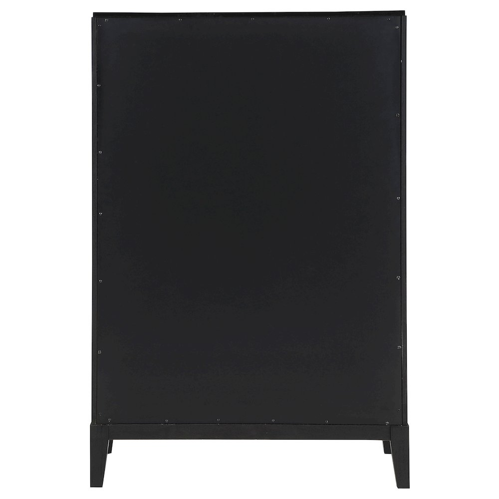 Brookmead 5-drawer Bedroom Chest Black. Picture 7