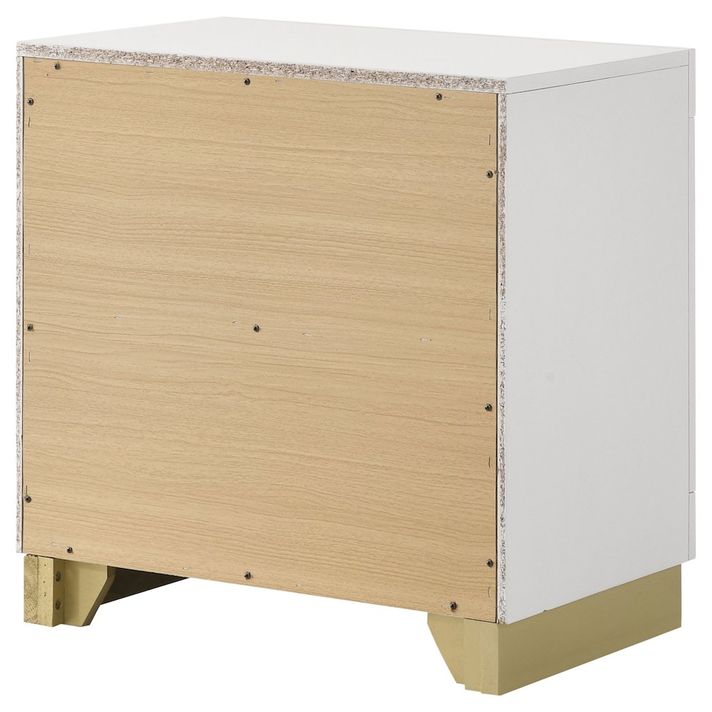Caraway 2-drawer Nightstand White. Picture 8