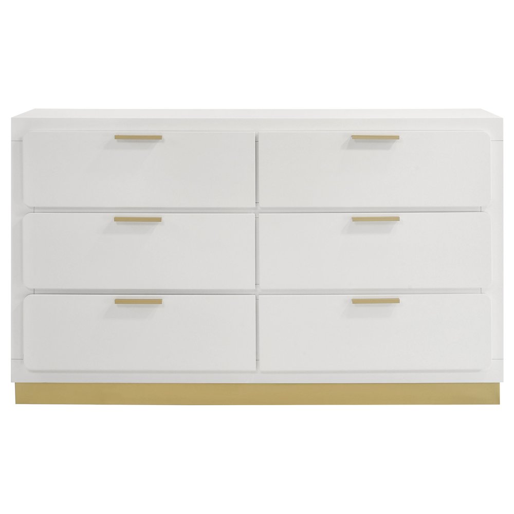 Caraway 6-drawer Dresser White. Picture 3