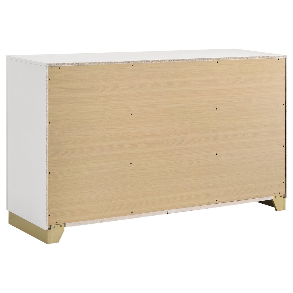 Caraway 6-drawer Dresser White. Picture 6