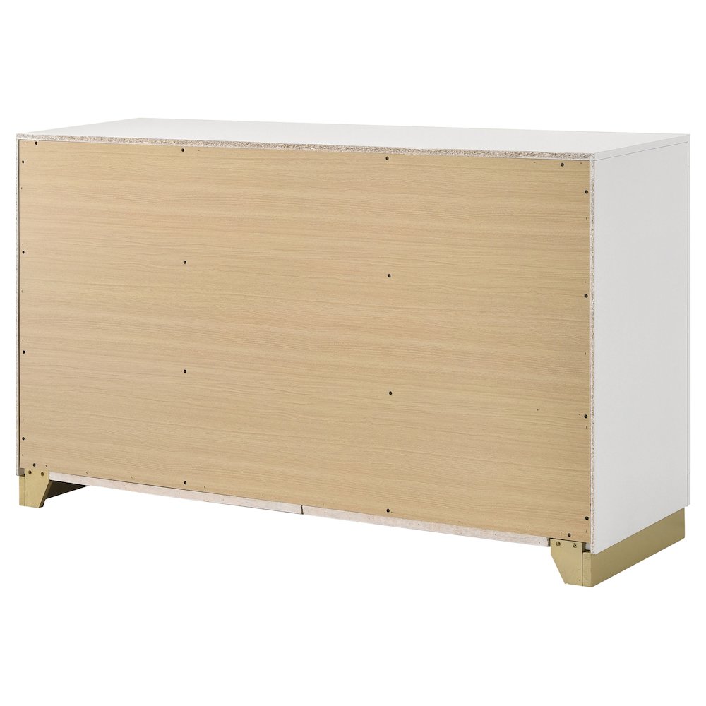 Caraway 6-drawer Dresser White. Picture 8