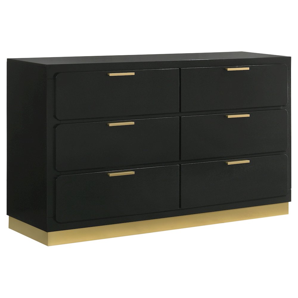 Caraway 6-drawer Dresser Black. Picture 1